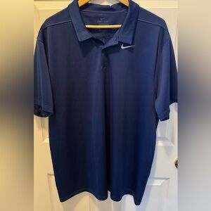 Nike Men's Navy Dri Fit Polo Shirt